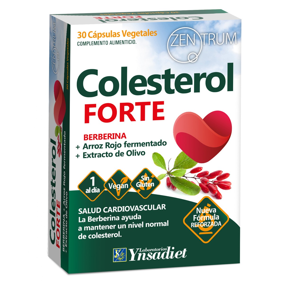 Ynsadiet Zentrum Colesterol Forte 30 cápsulas