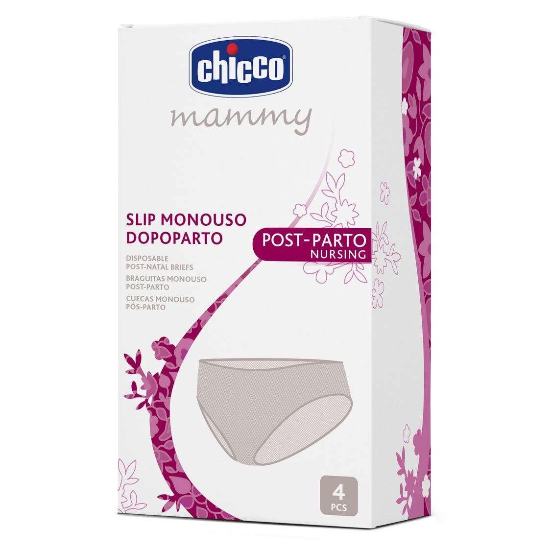 Chicco Braga monouso postparto T/G 4uds