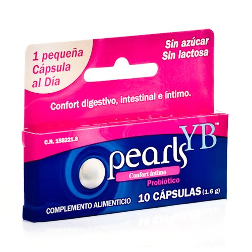 PEARLS YB 10 CAPSULAS PROBIOTICO     DHU