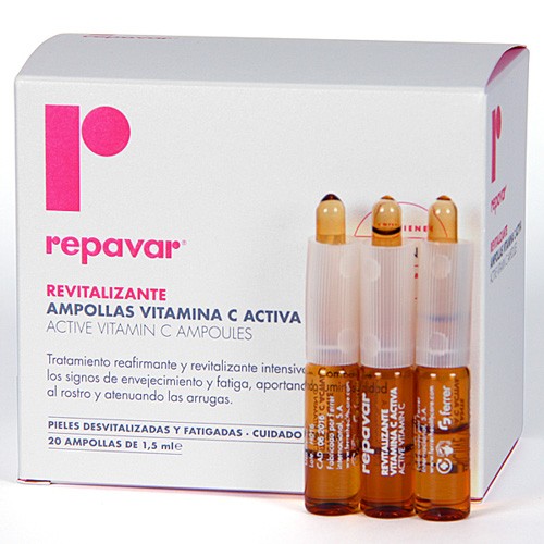 Repavar Revitalizante ampollas de vitamina C 20 ampollas