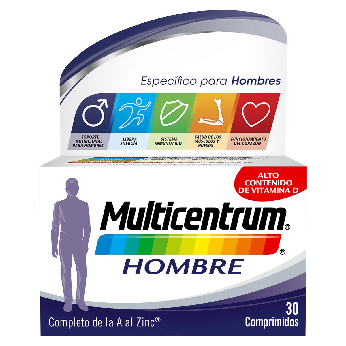 Multicentrum hombre 30 comprimidos