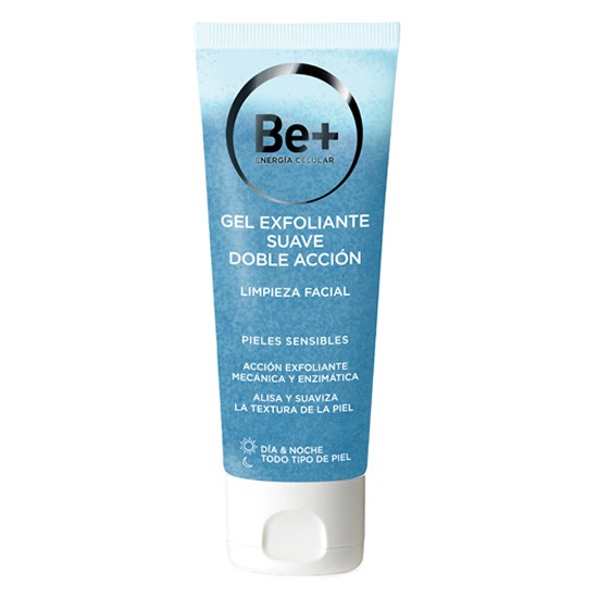 Be+ Gel exfoliante suave doble acción 75ml