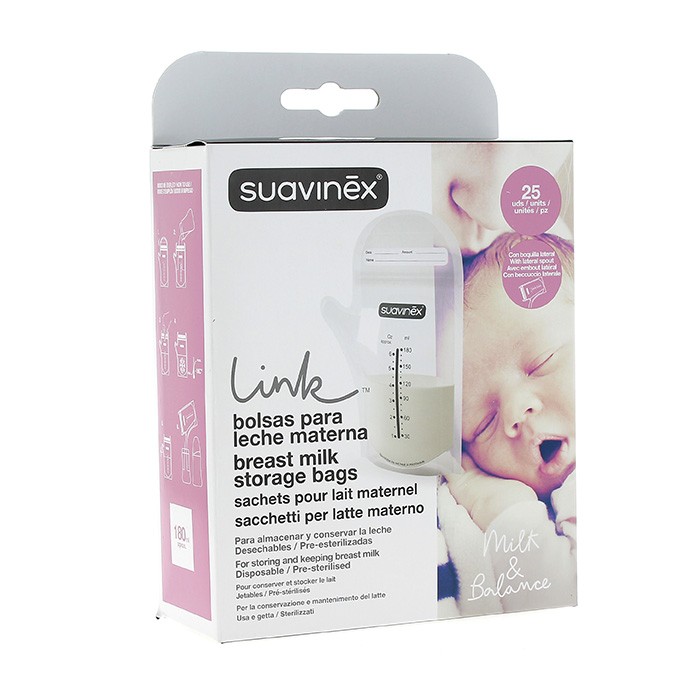 Suavinex Bolsas almacenaje leche materna 25uds