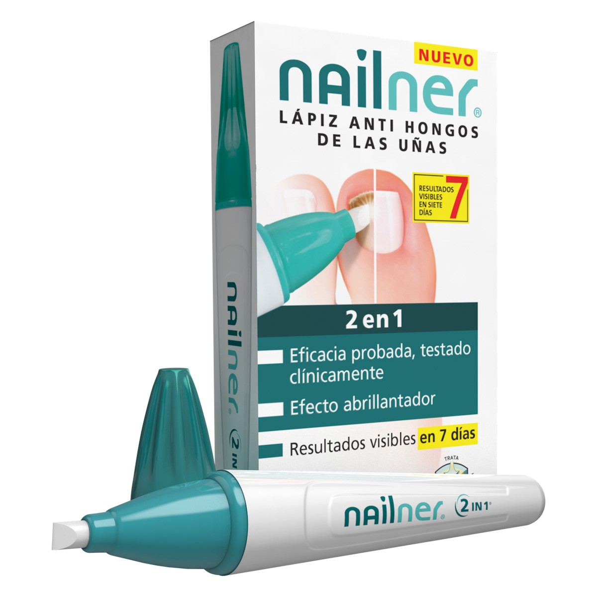 Nailner 2 en 1 lapiz antihongos 4 ml