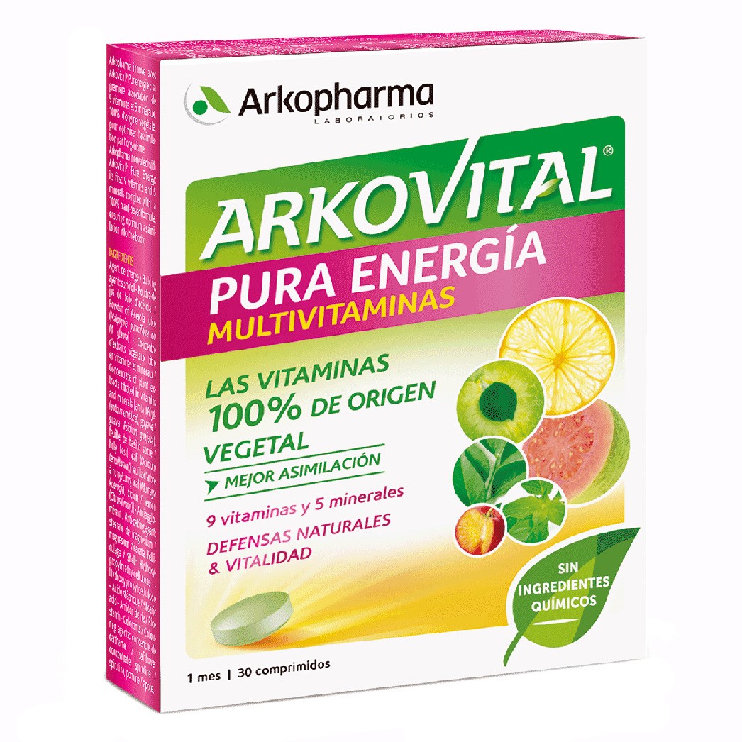 Arkopharma Arkovital Energía multivitamínico 30 comprimidos