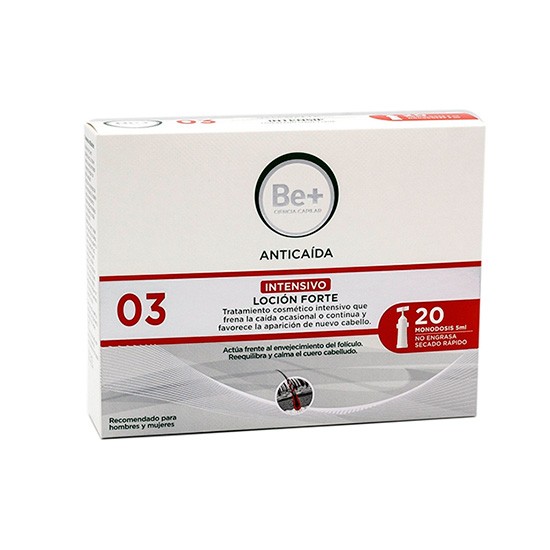 Be+ anticaída loción forte 20 x 5ml