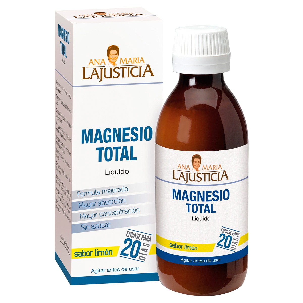 MAGNESIO TOTAL 200ML LIMON    LAJUSTICIA