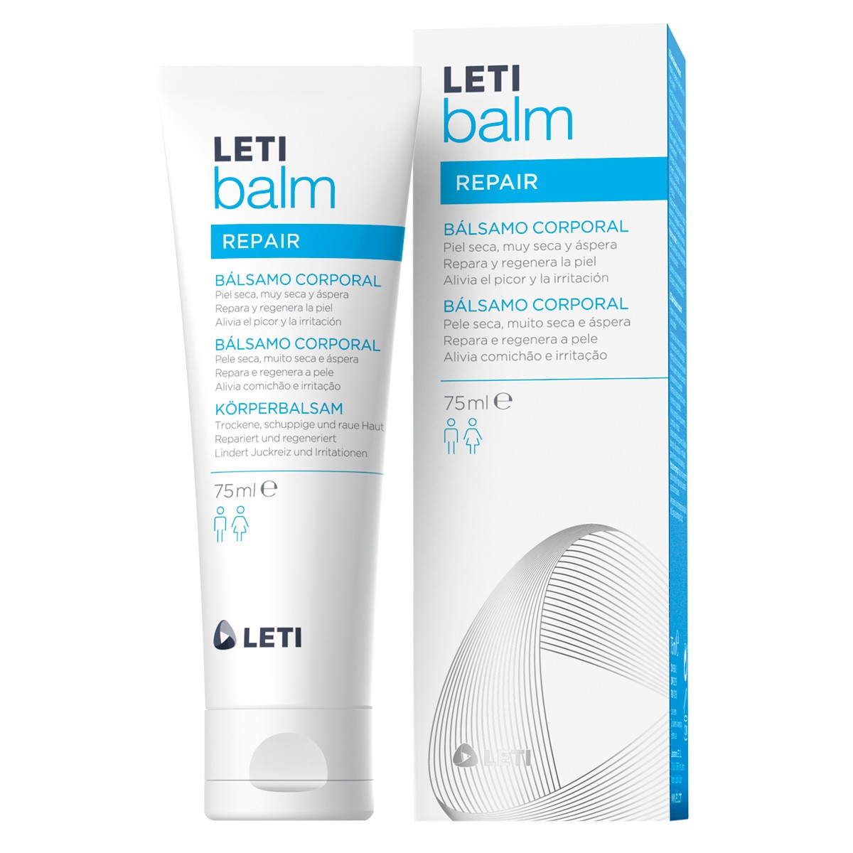 Letibalm repair bálsamo corporal tubo 75ml