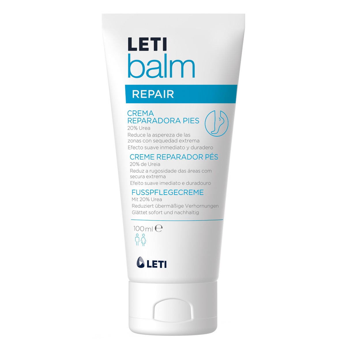 Letibalm repair crema pies 100 ml