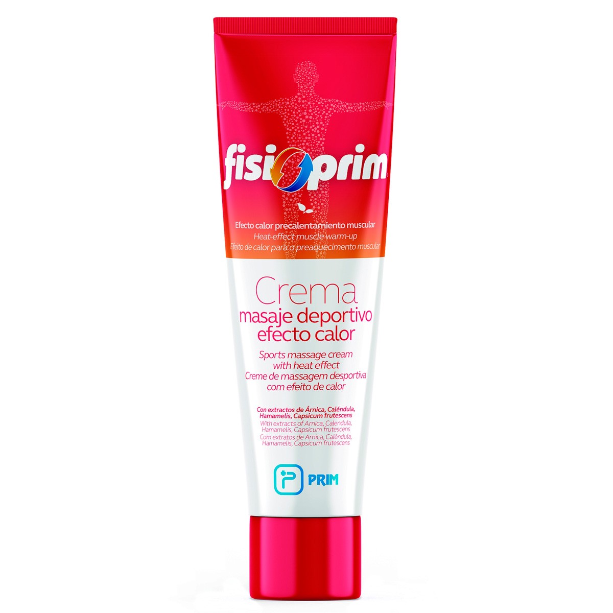 Fisioprim crema masaje efecto calor 75 ml