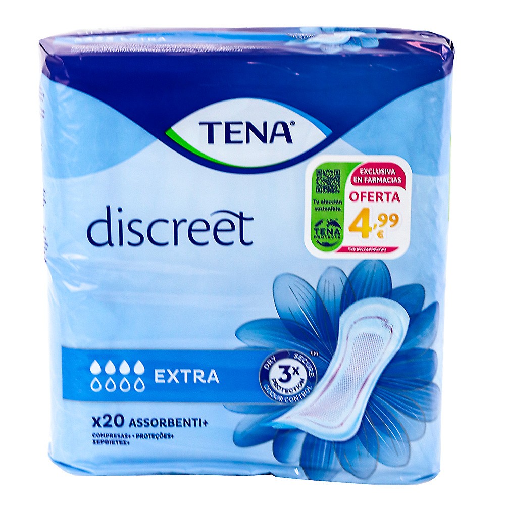 Tena Discreet extra promobox 12u