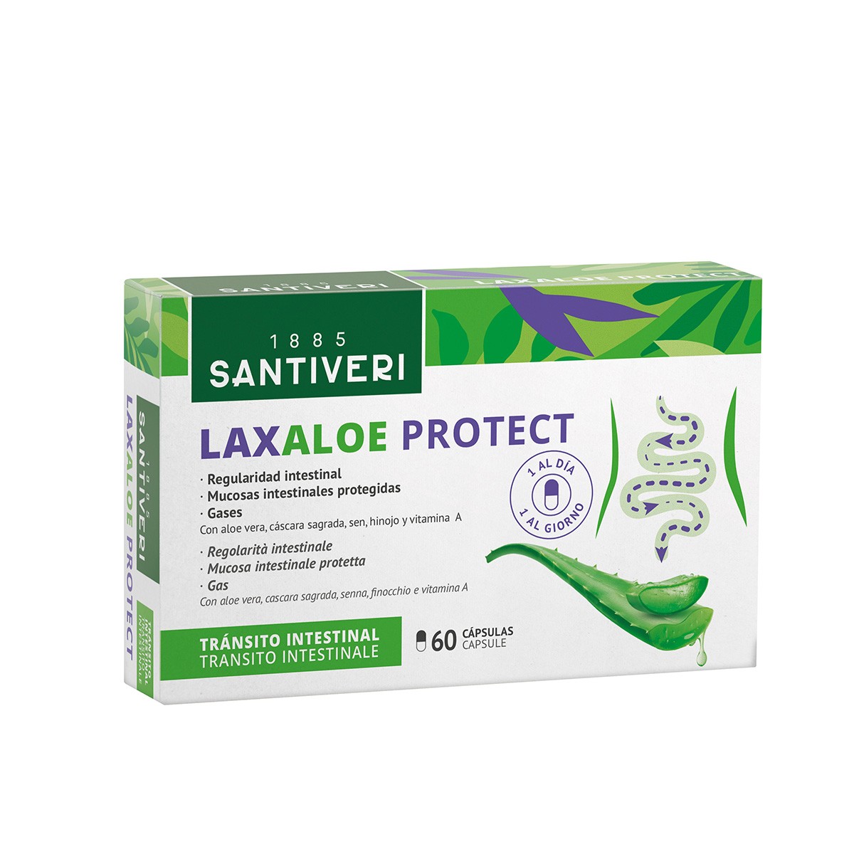 Santiveri laxaloe protect 60 cápsulas