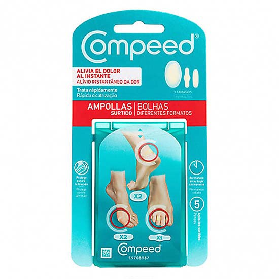 Compeed pack ampollas mixtas 3 tamaños10u