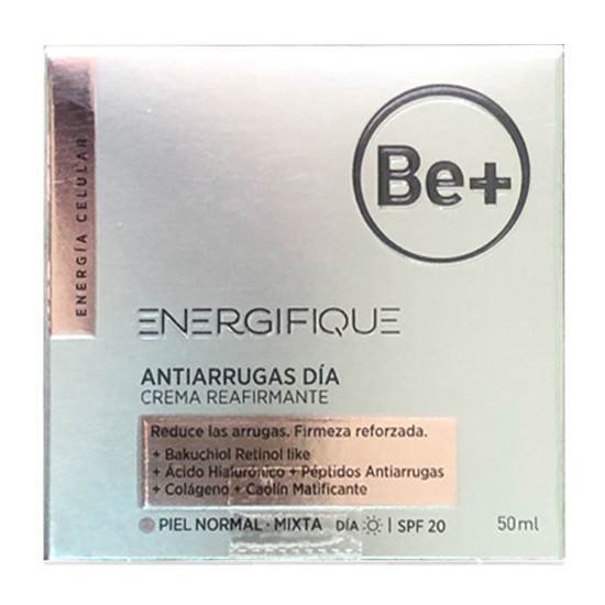 Be+ Energifique crema antiarrugas de día para piel seca 50ml