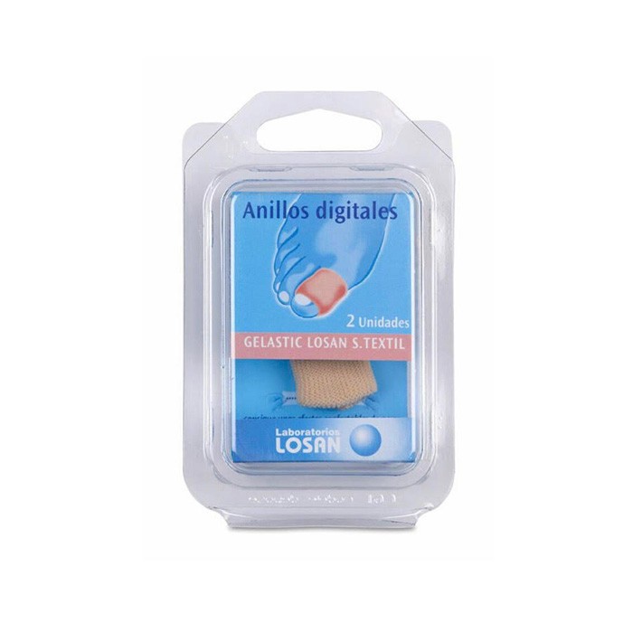 Gelastic anillos digitales pequeños textil en gel 2u