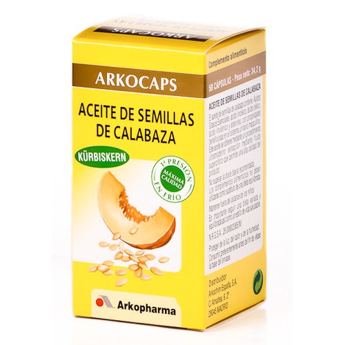 ARKOCAPSULAS ACEITE SEMILLA CALABAZA 50C